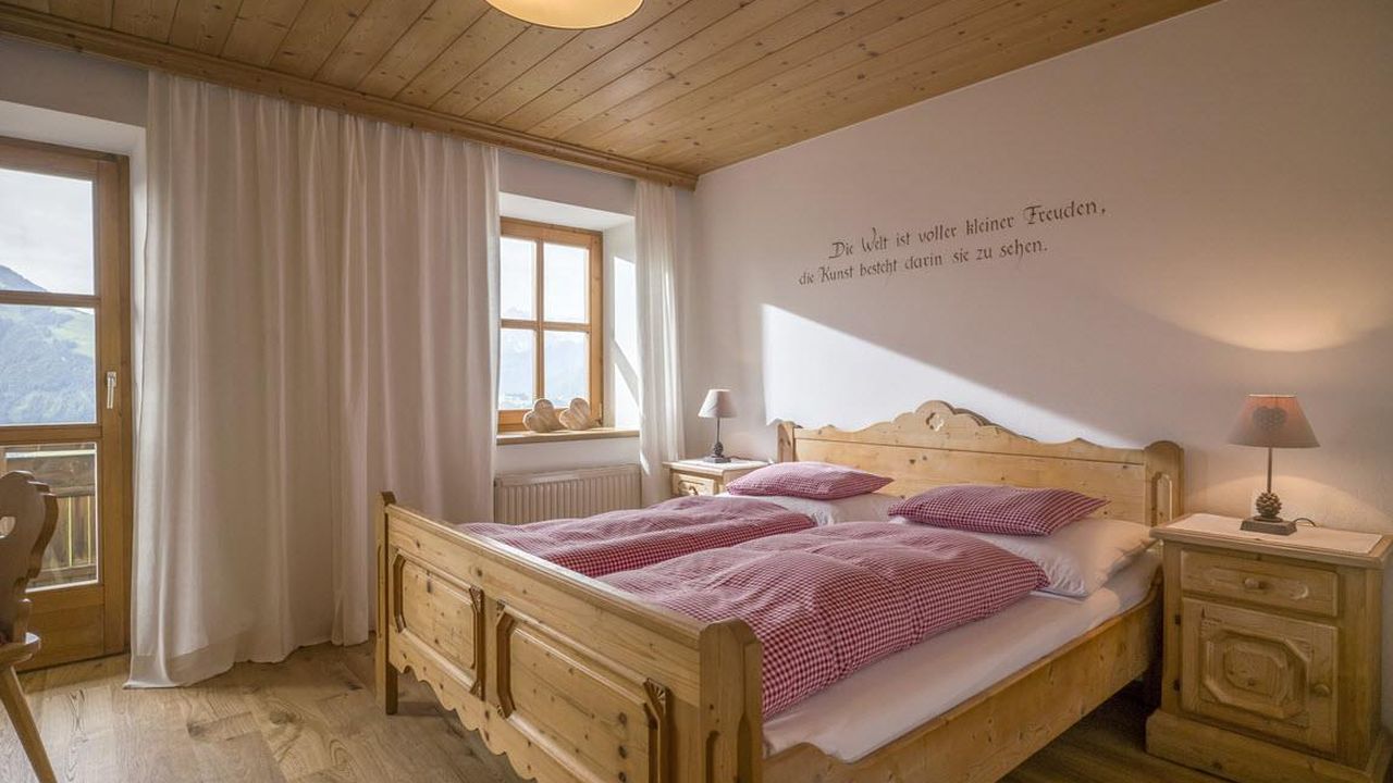 Bauernhof Mühlberg - App. Unterberg - Schlafzimmer Bauernhof Mühlberg - App. Unterberg - Schlafzimmer